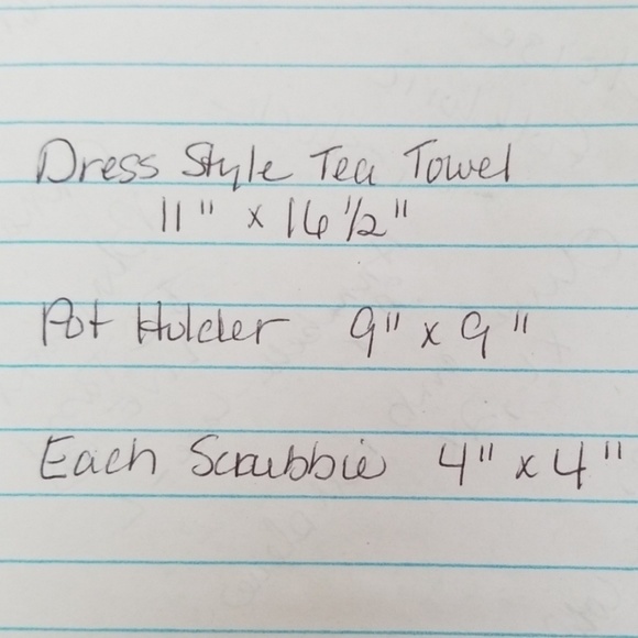 Homemade Dress Style Tea Towel Bundle (Blue) - Picture 8 of 8